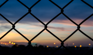 Border security fence symbolizing immigration law challenges.